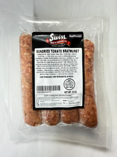Sun-Dried Tomato Bratwurst - 12oz