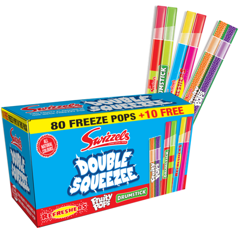 Swizzels Double Squeezee - 80+10 x 85ml