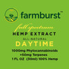 Farmburst Daytime "Lifter" CBD Oil - 1,000 mg (33mg/ml) Full Spectrum CBD Tincture | 30 ml