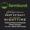 Farmburst Nightime"Sleep" CBD Oil - 1,300 mg (43mg/ml) Full Spectrum CBD + CBG Tincture | 30 ml