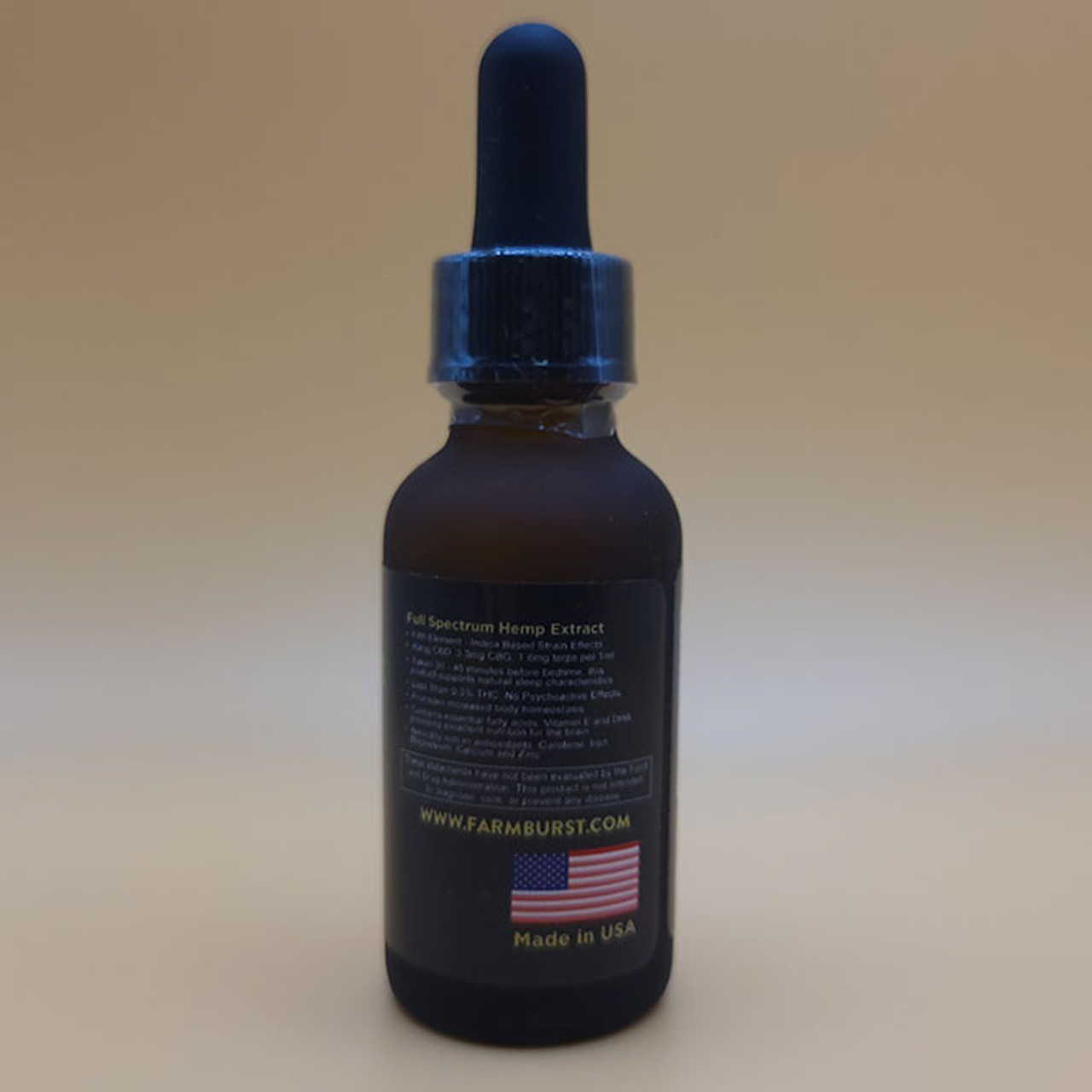 Farmburst Nightime"Sleep" CBD Oil - 1,300 mg (43mg/ml) Full Spectrum CBD + CBG Tincture | 30 ml