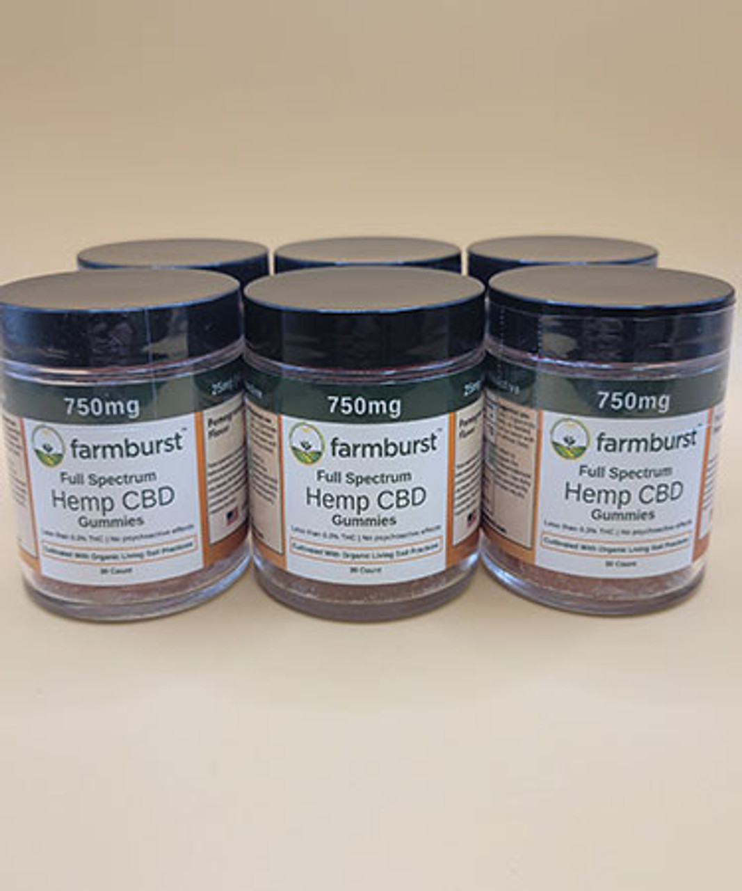 Farmburst Gummies Savings Bundle  - 6 Month CBD Gummies (Buy 4, Get 2 Free)