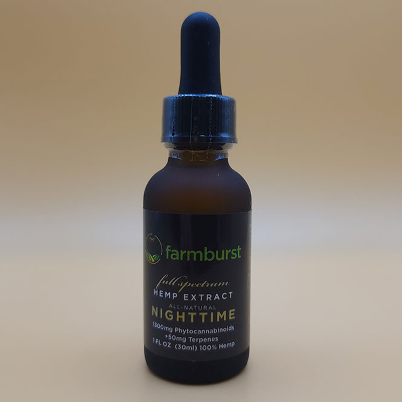 Farmburst Nightime"Sleep" CBD Oil - 1,300 mg (43mg/ml) Full Spectrum CBD + CBG Tincture | 30 ml