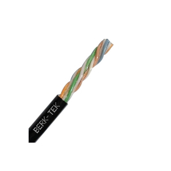 Berk-Tek® Cable, Outdoor; 4 Fiber; Black - 10071496