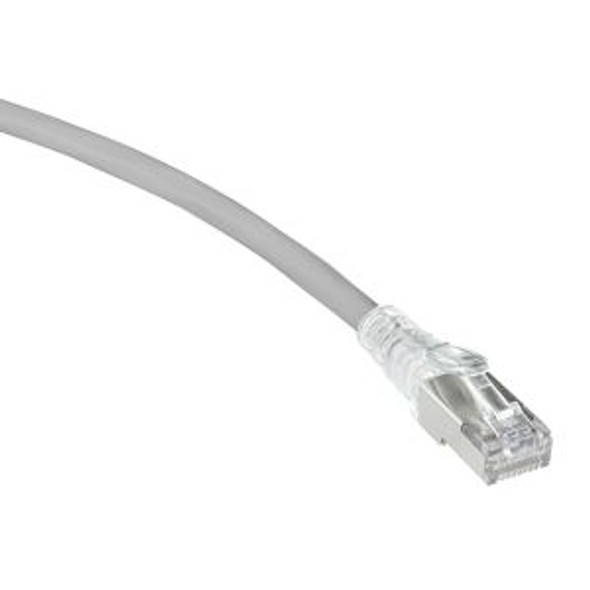 Atlas-X1™ Copper Patch Cord, Cat 6, Shielded Cable, Gray, 7 ft. L - 6S560-7S
