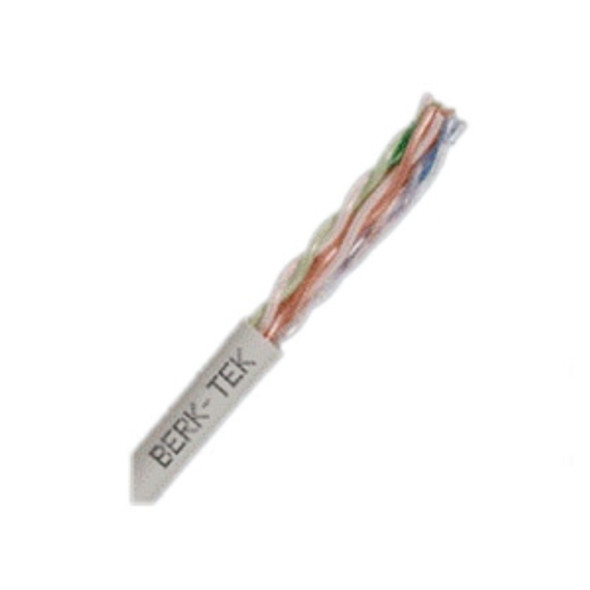 Berk-Tek® Cable, Indoor UTP; 4 Pair; CAT 6; 23 AWG; Yellow - 10136749