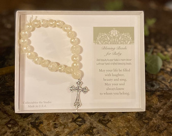 Blessing Beads for Baby - Green Tag