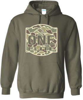 ONE ELITE Camo design tee or hoodie 