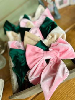 Velvet Hair Bow