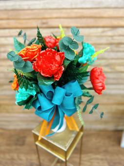 Wild West Silk Cemetery Arrangement