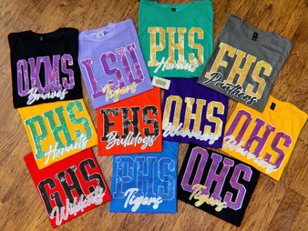 Custom Bling Tee - Bella Canvas