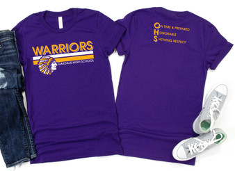 “Warriors” Cheer fundraiser tee 2025