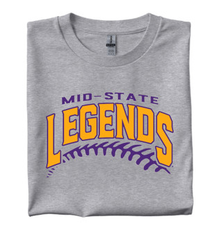 Mid- State Legends Grey Tee or Sweater