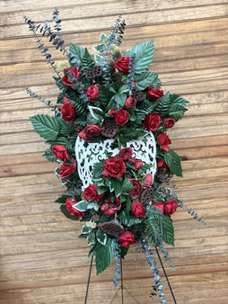 #5 Silk Funeral Spray 