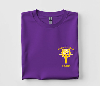Oberlin High PURPLE Uniform Tee or Sweater
