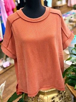 The Julie Top - Burnt Orange