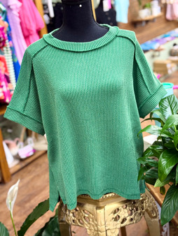 The Julie Top - Dark Green