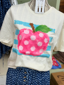 Polka Dot Apple Tee
