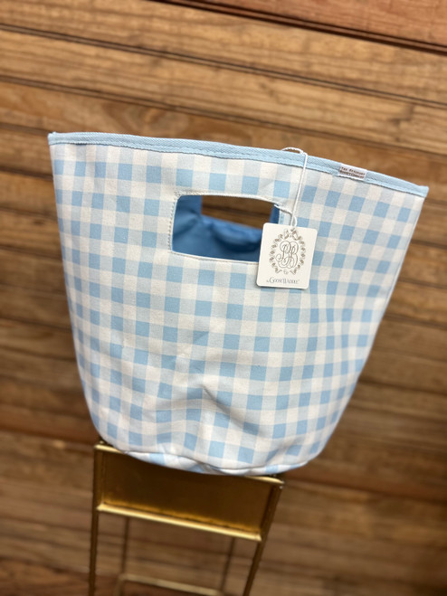 Lg - Buckhead Blue Gingham Storage