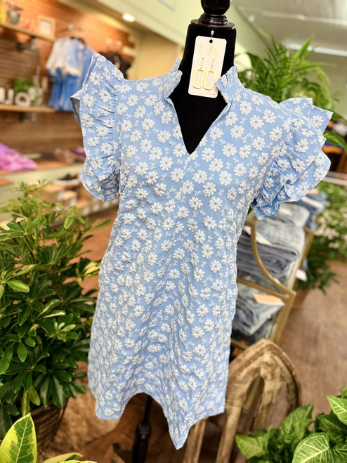 The Abigail Dress - Blue