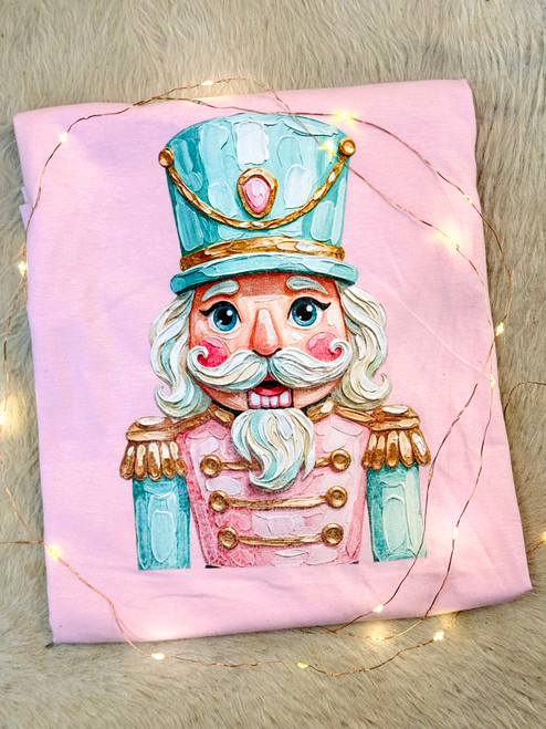 Nutcracker on Pink Tee