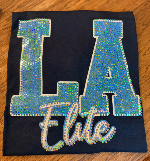 “LA Elite” Navy Bling Tee