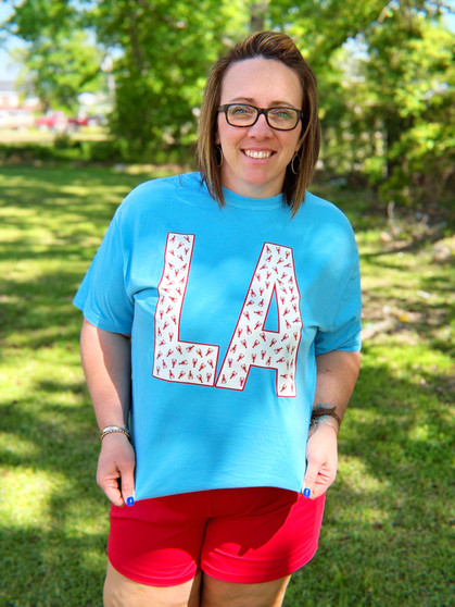 LA Crawfish Comfort Color Tee