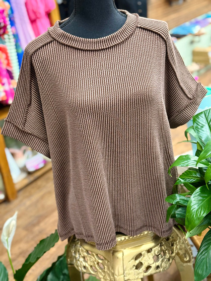 The Julie Top - Chocolate
