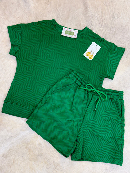 The Brooklyn Green Textured Set
