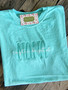 Comfort Color Embroidered Monotone Name Tees