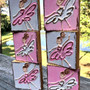 Hand Painted Ballerina Wood Block