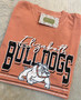 "Elizabeth Bulldogs" on Terracotta Comfort Color Tee