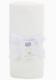 Goose Waddle Knit Baby Blanket - White