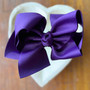 SSD Purple Basic Grosgrain Bow
