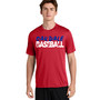 Oakdale Dixie Youth Baseball Parent Shirts - Red Shirt