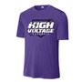 High Voltage Homeplate Tee - Purple