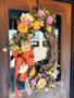 #1 Silk Flower Grapevine Wreath