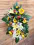 Designer's Choice Silk Flower Standing Funeral Spray