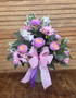 Butterfly Kisses Silk Cemetery Arrangement