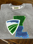 Ward Region Glitter Appliqué Crewneck Sweater