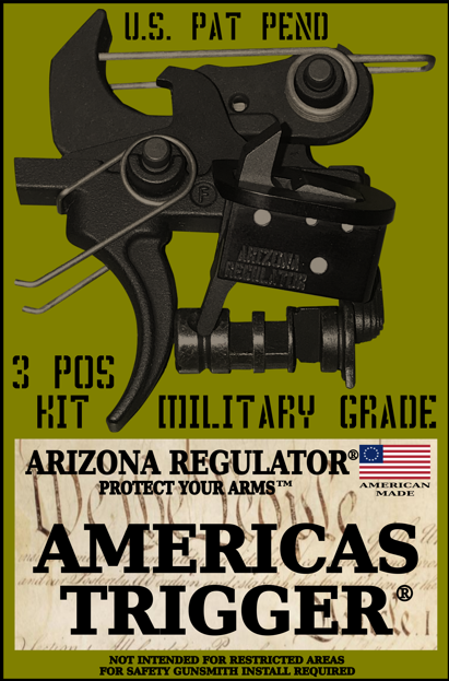 ARIZONA REGULATOR® AMERICAS TRIGGER® AZR-15A1 3 POSITION MILITARY GRADE S.F.T.