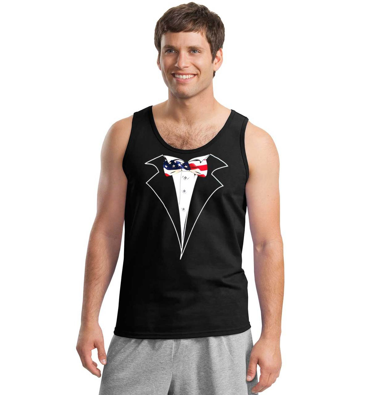 tuxedo tank top