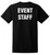 EVENT STAFF Tuxedo T-shirt in Black - Classic