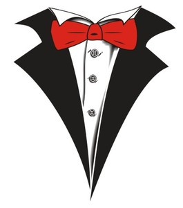Tuxedo T Shirt With Red Bow Tie On White Shop Men S Tuxedo Tees - suit and tie roblox t shirt