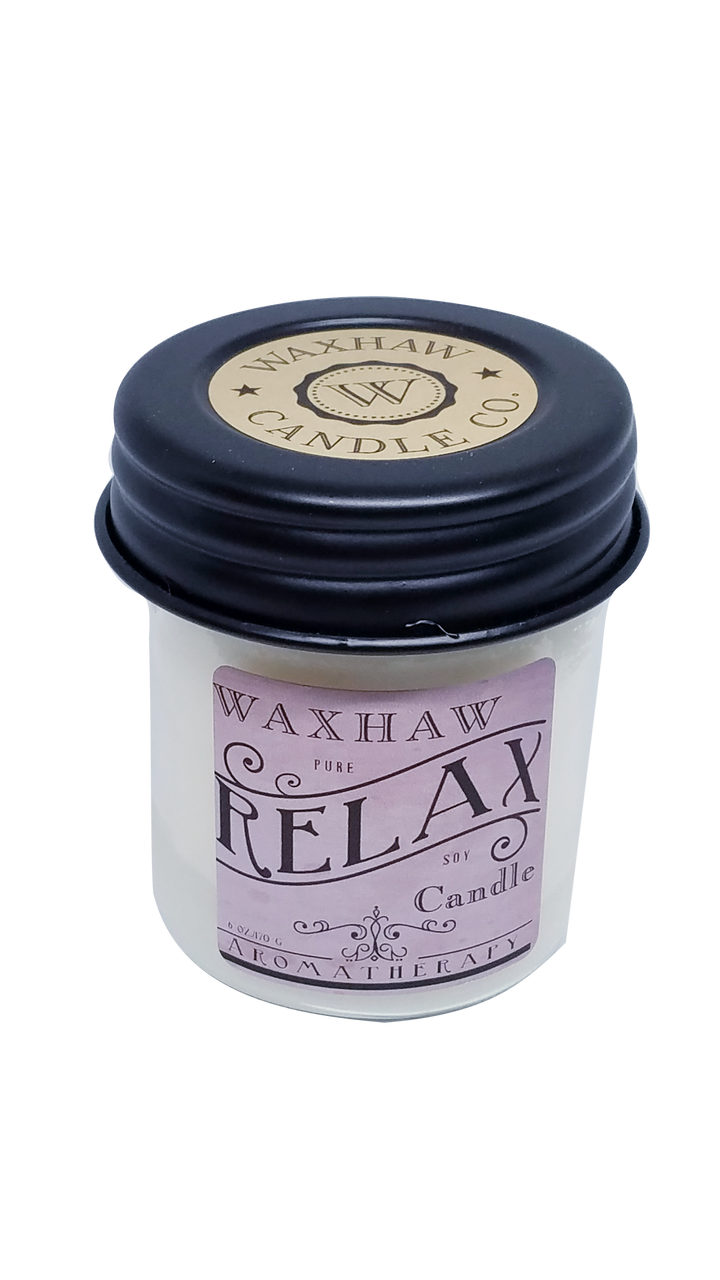 Relax Hemp Wick Candle Waxhaw Candle Co.
