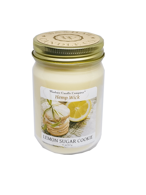 Lemon Sugar Cookie Candle - Hemp Wick Lemon Sugar Cookie Candle - Hemp Wick