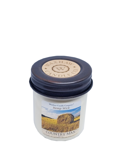 Country Man Hemp Wick Candle