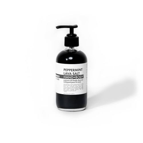 Peppermint Lava Salt Hand and Body Wash