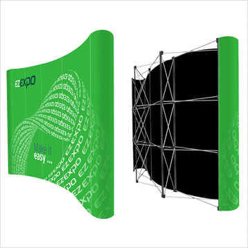 Curvy PVC Pop Up Stand Curvy PVC Pop Up Stand