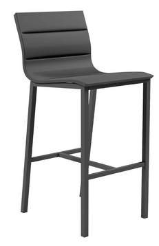 Outdoor Bar Chair Dark Grey